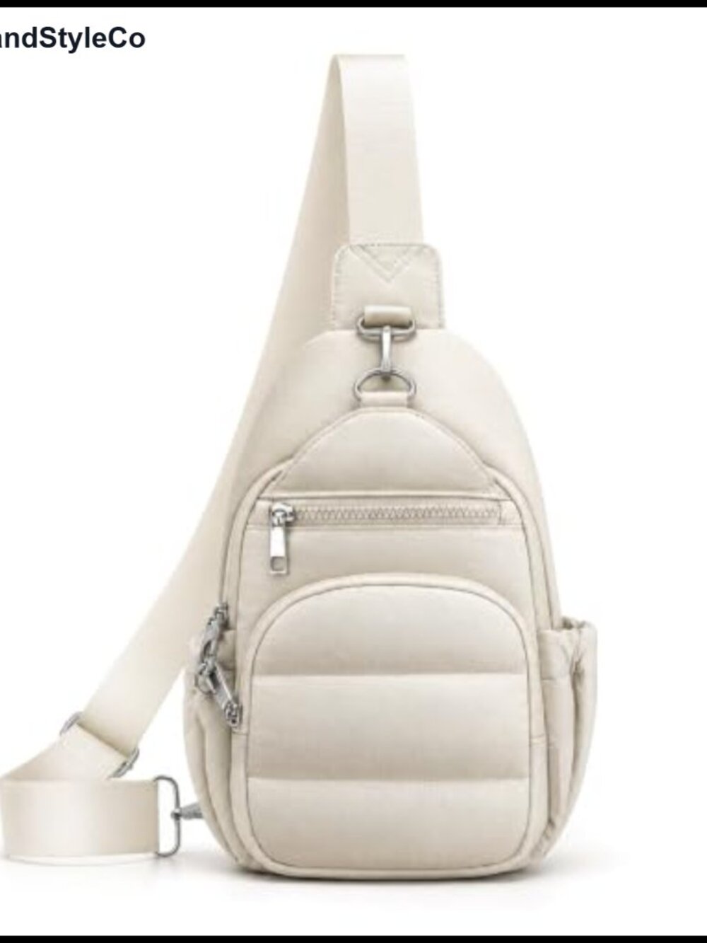 Anti-Theft Sling Bag RFID Blocking Crossbody Travel Puffer Purse